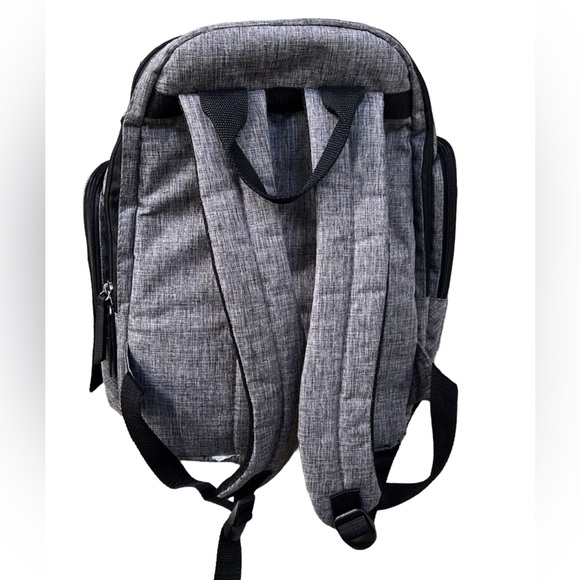BB Gear Baby Boom Backpack Diaper Bag Gray - Picture 4 of 15